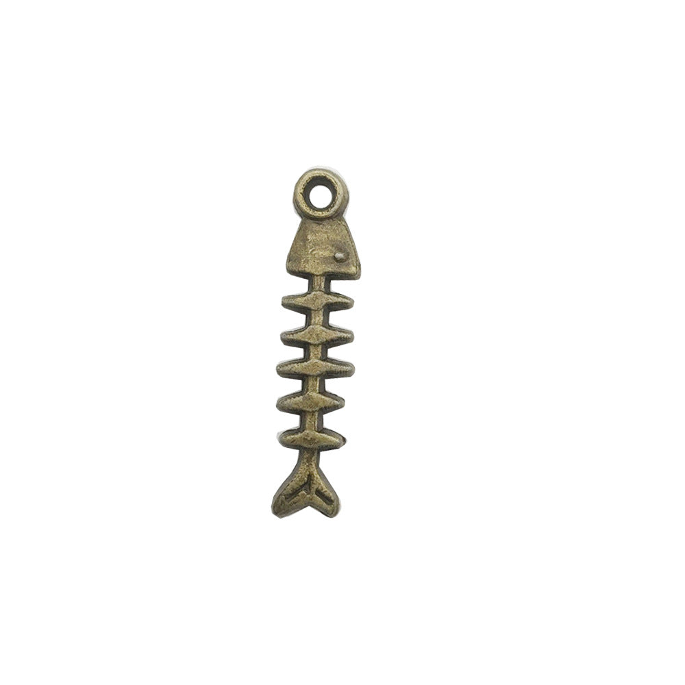 Retro Tibetan Silver Antique Brass Alloy DIY Accessories Marine Turtle Shell Necklace Bracelet Jewelry